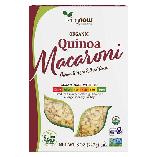 NOW FOODS Quinoa Macaroni Organic 8 Oz