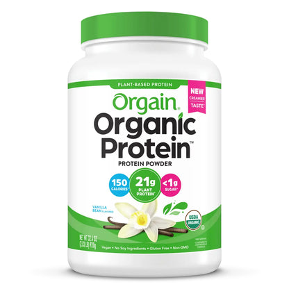 Organic Protein™ Plant Based Protein Powder - Vanilla Bean