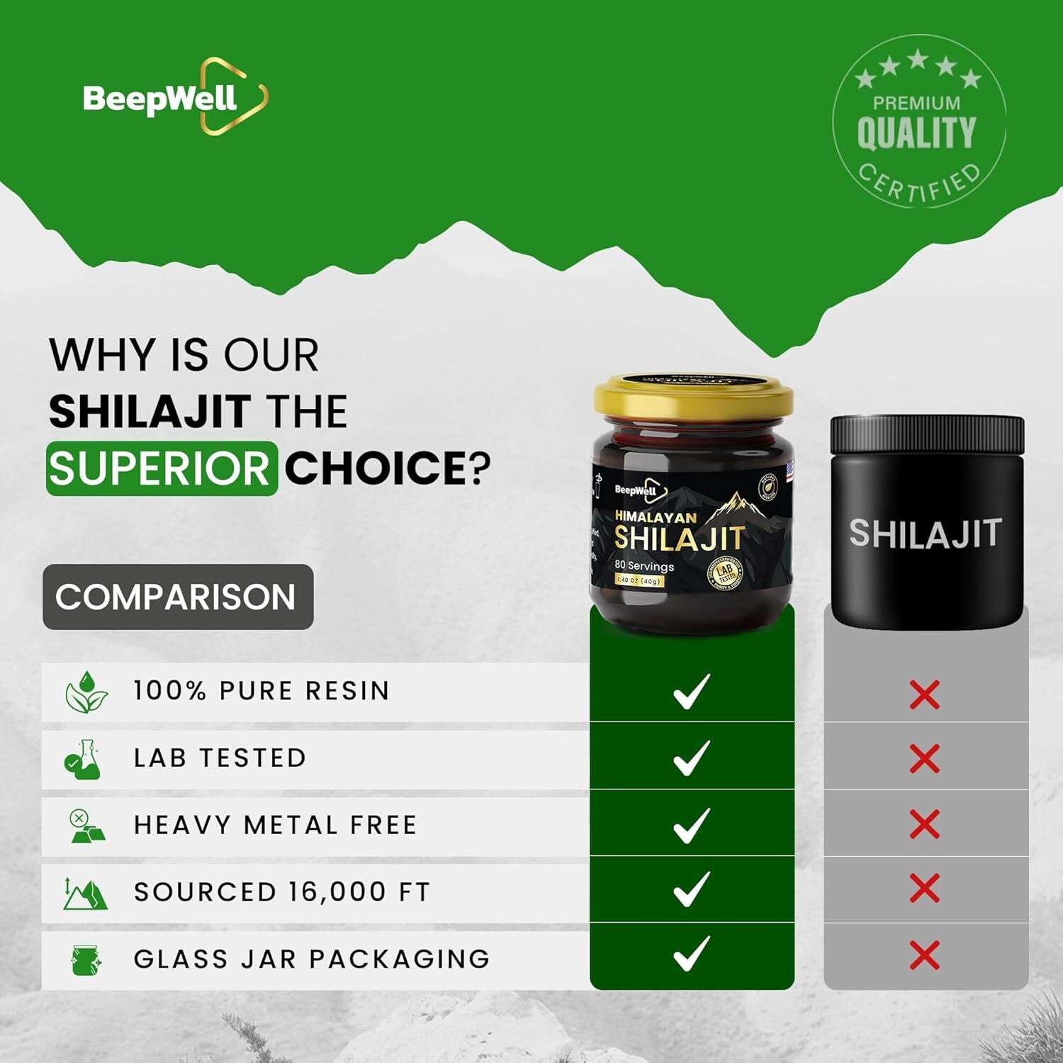 Shilajit Resin – Pure Organic Himalayan, 50g