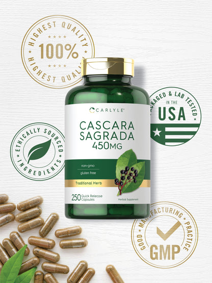 cascara Sagrada 450mg – 250 Caps