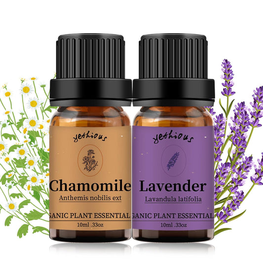 Chamomile & Lavender Essential Oil Set – 2 Pack (10ml Each)