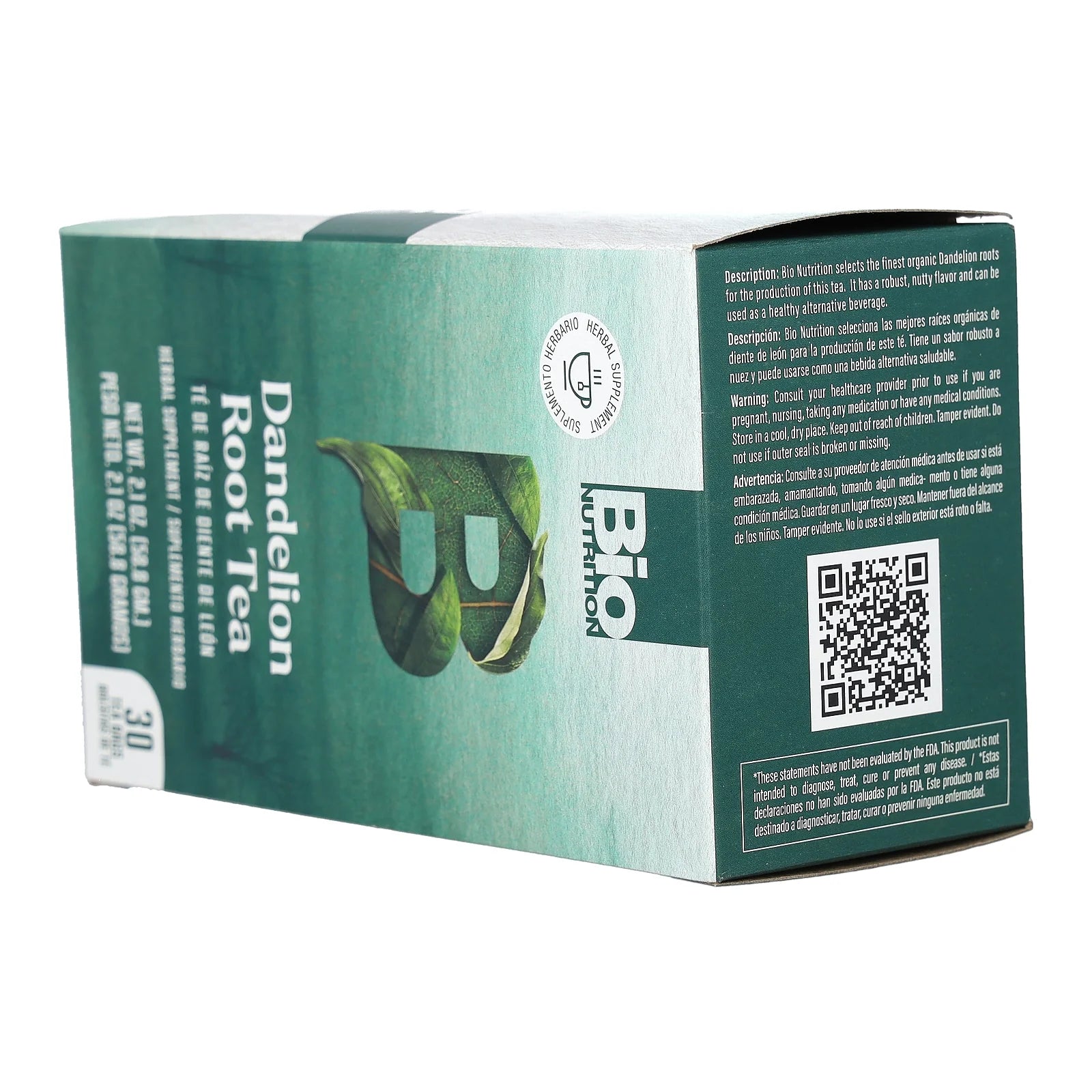 Tea Dandelion Root, 30 Bags