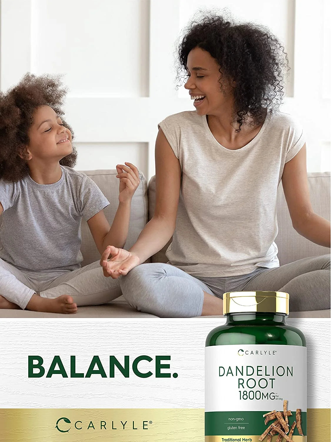 Dandelion Root Extract Supplement | 1800Mg | 300 Capsules 