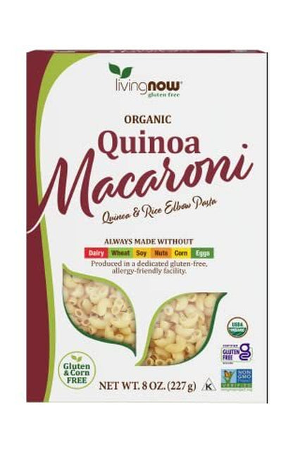 NOW FOODS Quinoa Macaroni Organic 8 Oz