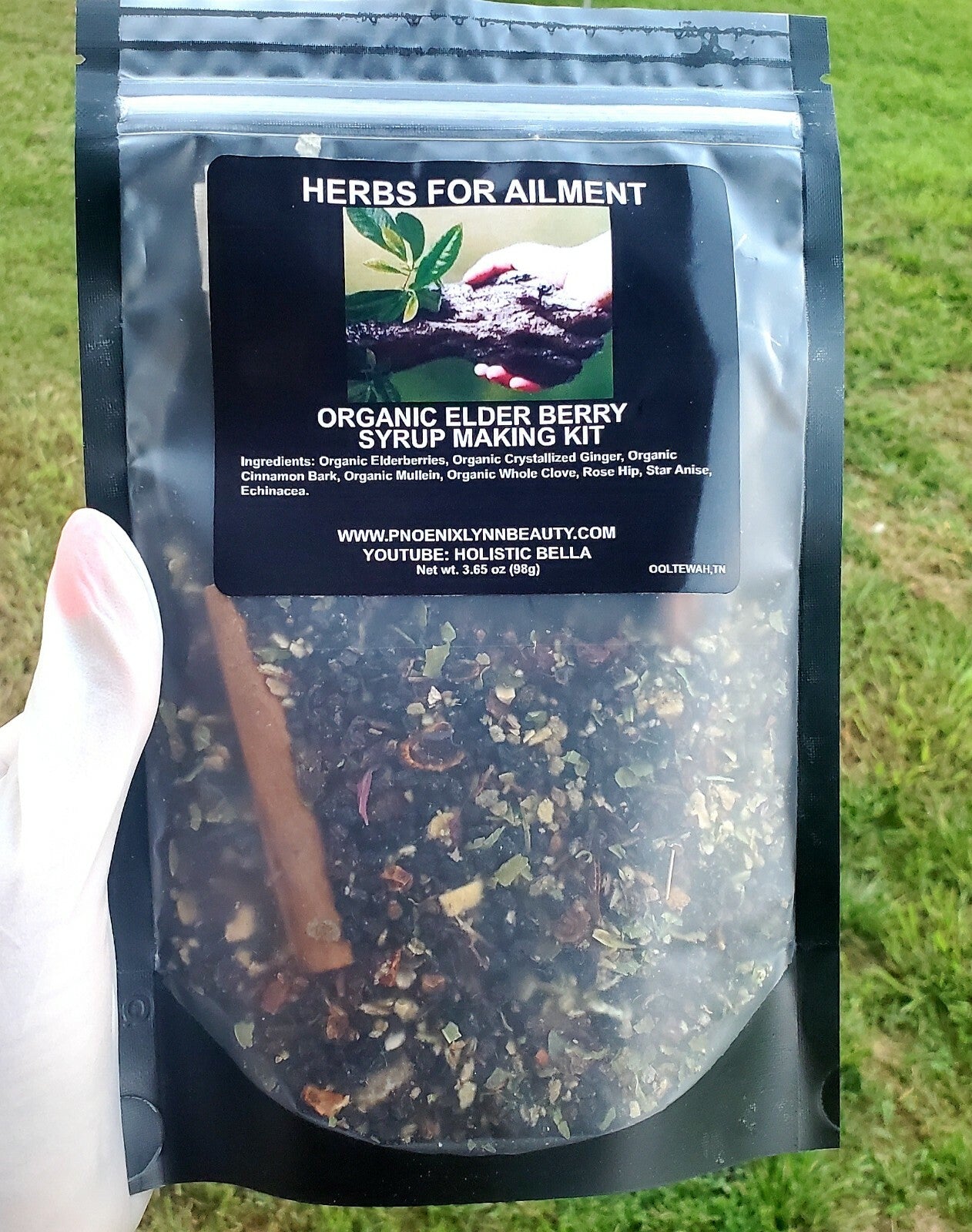 Organic Elderberry Syrup Kit – With Brewing Bag