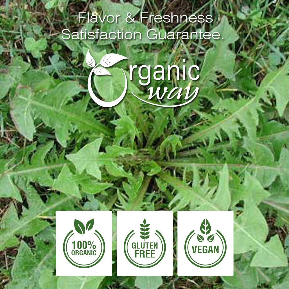 Organic Way Dandelion Leaf Whole - Herbal Tea 