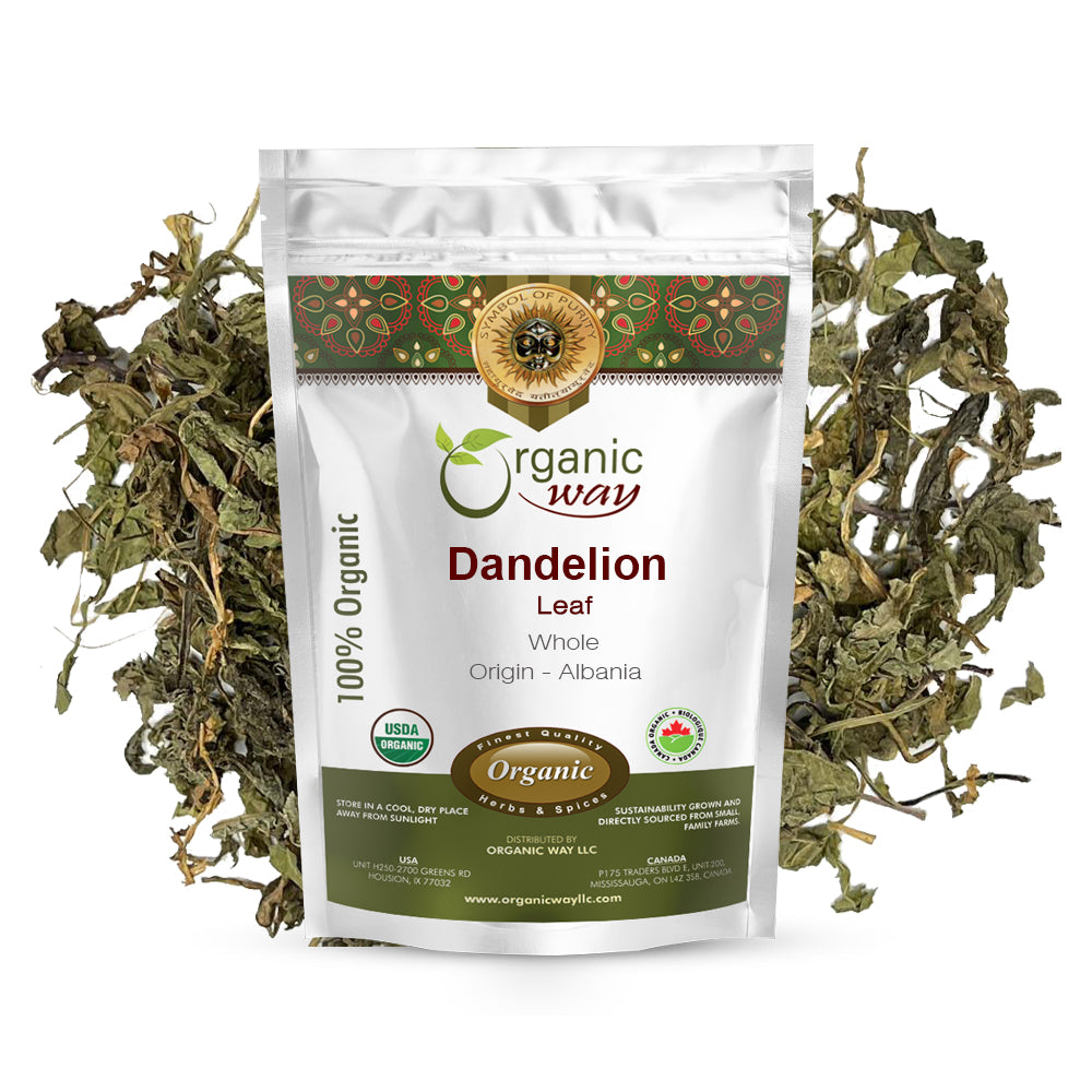 Organic Way Dandelion Leaf Whole - Herbal Tea 