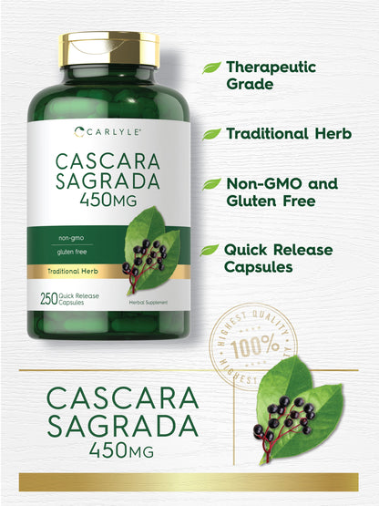 cascara Sagrada 450mg – 250 Caps