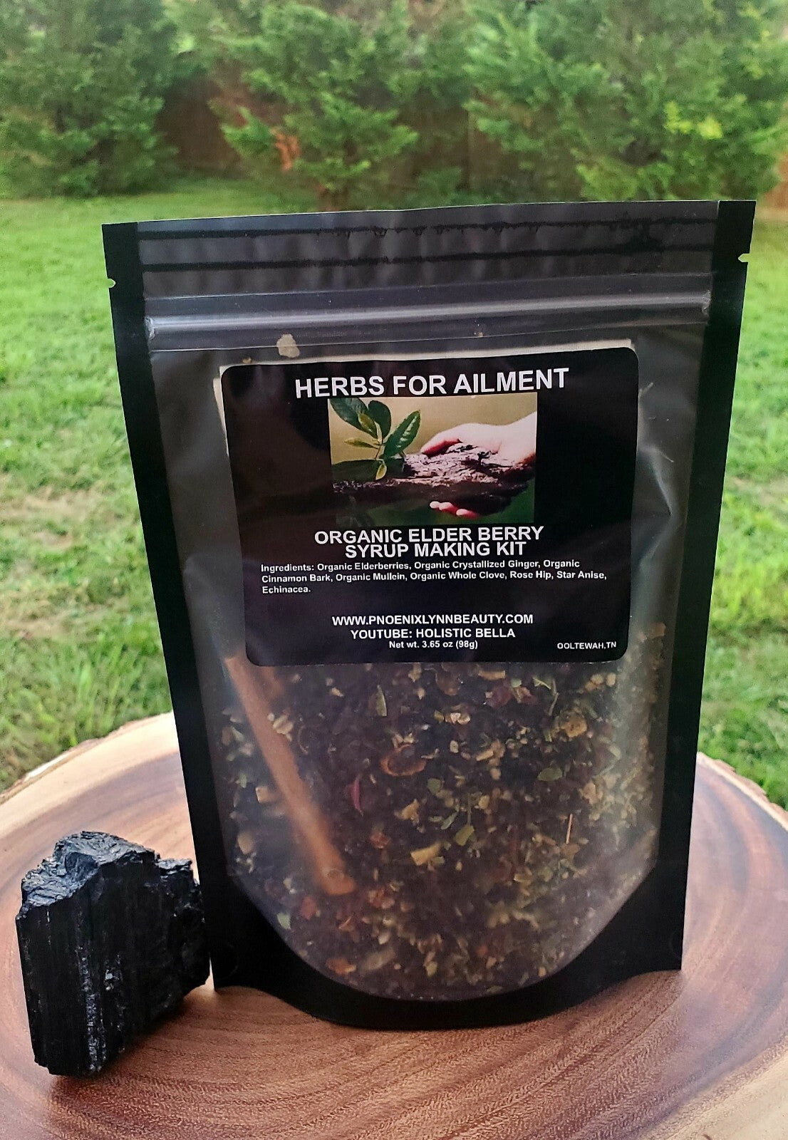 Organic Elderberry Syrup Kit – With Brewing Bag