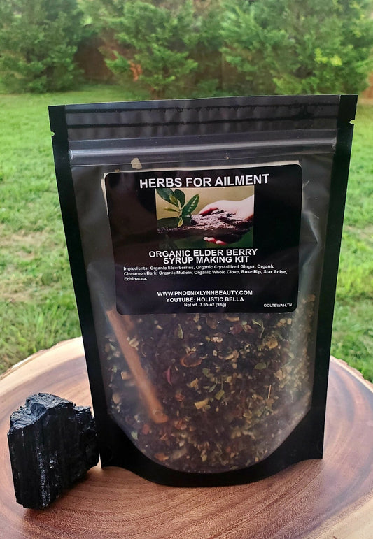 Organic Elderberry Syrup Kit – With Brewing Bag