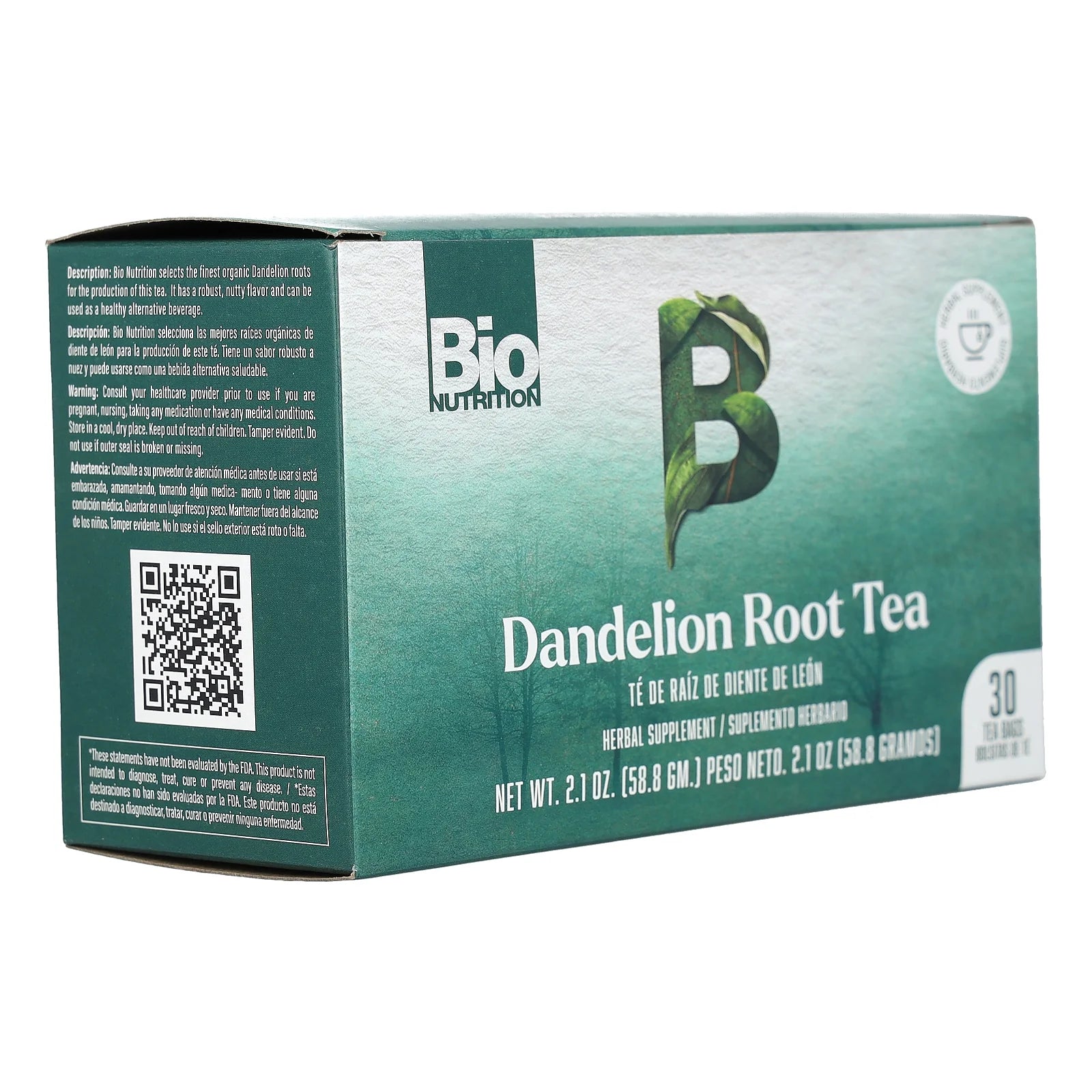 Tea Dandelion Root, 30 Bags