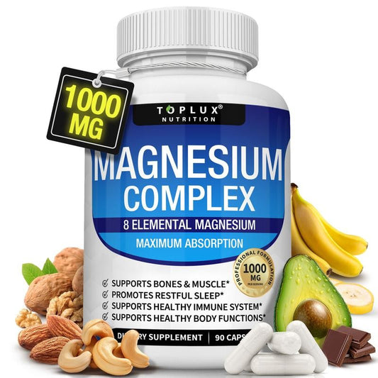 Magnesium Complex Supplement: 1000Mg 