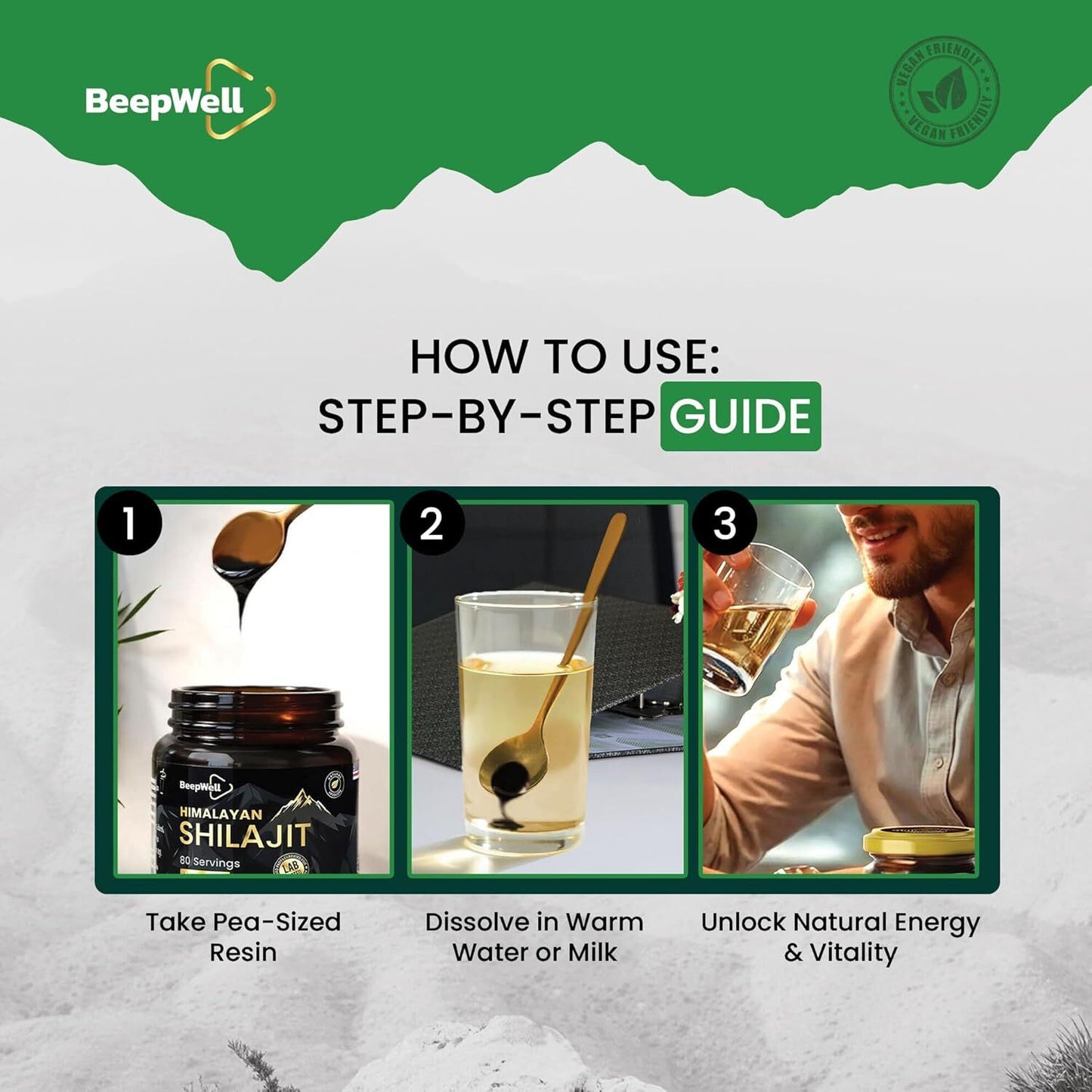 Shilajit Resin – Pure Organic Himalayan, 50g