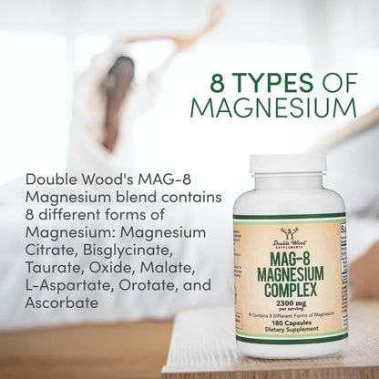Magnesium Complex Supplement 180 Capsules 