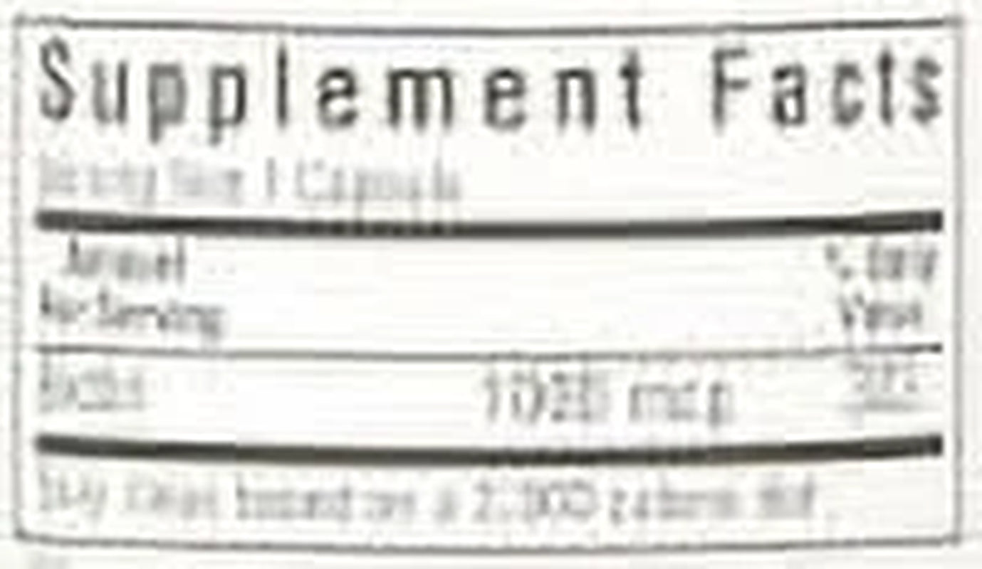 Nutrition Biotin 1000 Mcg Vegetarian Capsules