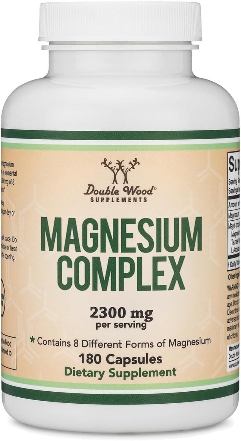 Magnesium Complex Supplement 180 Capsules 