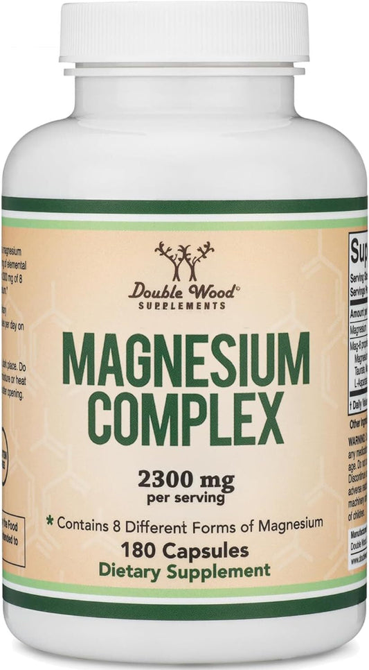 Magnesium Complex Supplement 180 Capsules 
