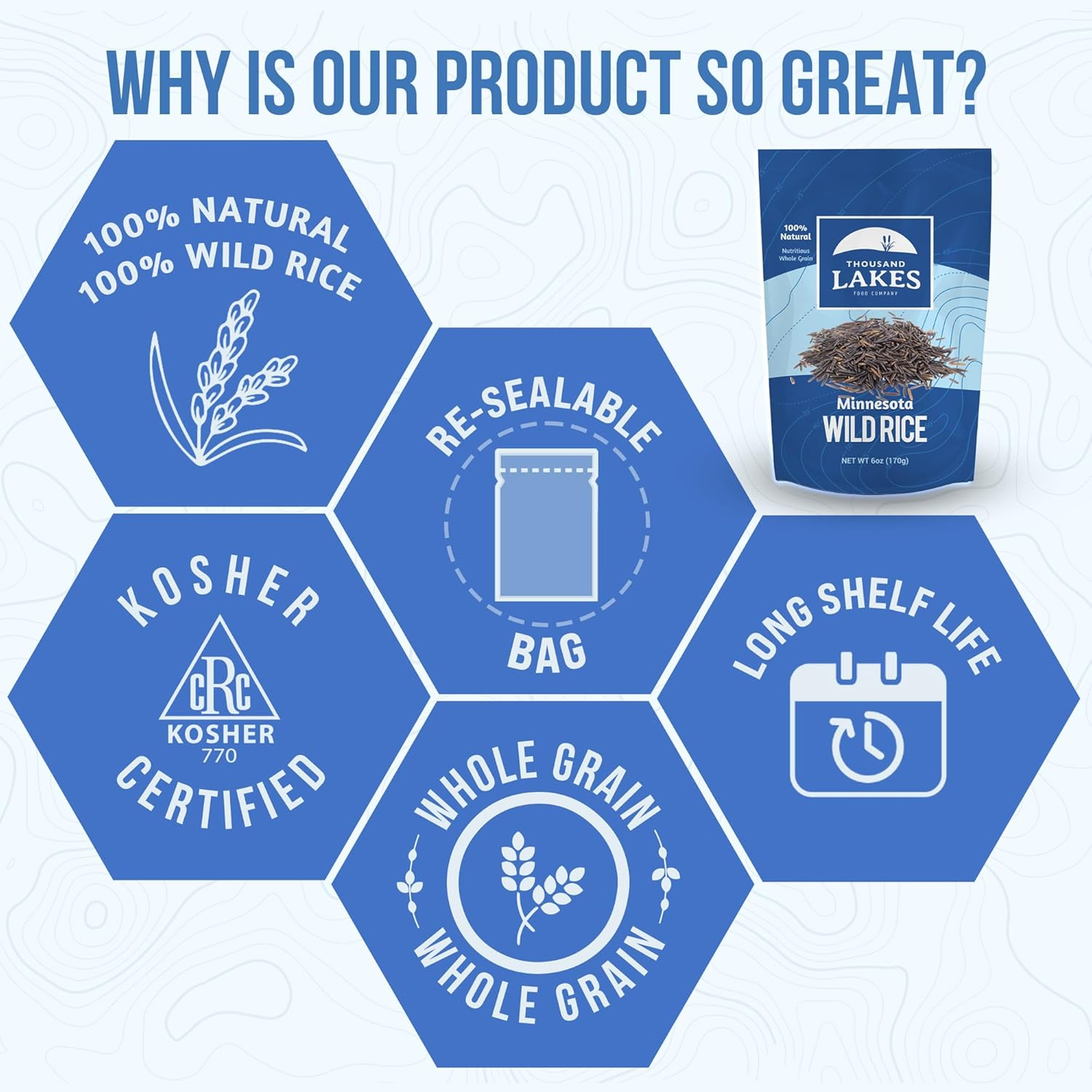 Wild Rice - Bulk - 5 Pounds | 100% All Natural