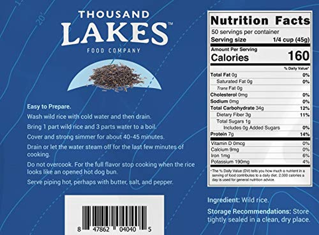 Wild Rice - Bulk - 5 Pounds | 100% All Natural